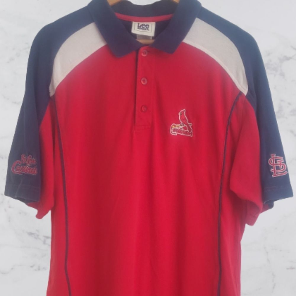 ☆St Louis Cardinals☆ Lee Sports / Men's Polo Shirt